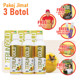 TERUNG GOLD SET JIMAT 3 BOTOL